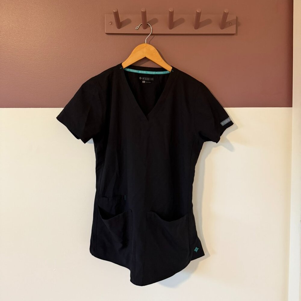 Med Courture 3 Pocket Scrub Top